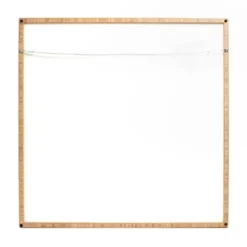 Kc Lo 'Let's Make This House A Home' Bamboo Framed Wall Canvas Pink - Deny Designs -Decora Shop GUEST 010d2336 530f 44a8 9d28 682766add459