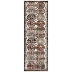 NuLOOM Evie Global Inspired Emblem Fringe Area Rug -Decora Shop GUEST 01a5874c 82fd 42b4 90f3 02f9447baf47