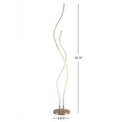 63.75" Cairo Floor Lamp (Includes LED Light Bulb) - JONATHAN Y -Decora Shop GUEST 0201964b a52f 4d69 8840 c0446f297835