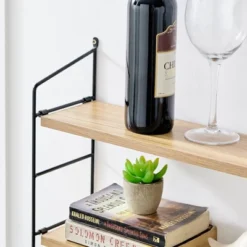 24.5" X 15.75" Severini Floating Bracket 2 Tier Wall Shelf - Danya B. -Decora Shop GUEST 048c6473 5f16 4a81 9ae7 51f2db39d469