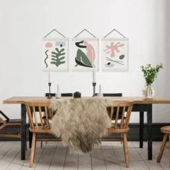 Americanflat Magnetic Poster Frames, Wooden Poster Hanger Frame For Posters, Prints