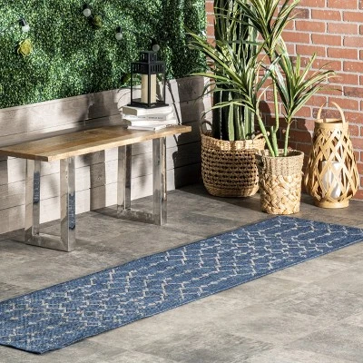NuLOOM Grayson Moroccan Trellis Indoor And Outdoor Area Rug 1 NuLOOM Grayson Moroccan Trellis Indoor And Outdoor Area Rug