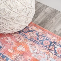 Maris Ornate Medallion Washable Area Rug - JONATHAN Y -Decora Shop GUEST 09337189 498b 442f a657 6cd18f4de38b