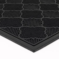 1'6"x2'6" Solid Doormat Black - Mohawk