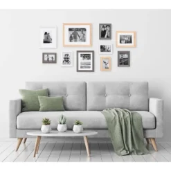 10pc Bordeaux Frame Boxs White/Black/Natural Wood - Kate & Laurel All Things Decor -Decora Shop GUEST 0b192c3c c6ef 4ed9 9285 3b5c15af82d9