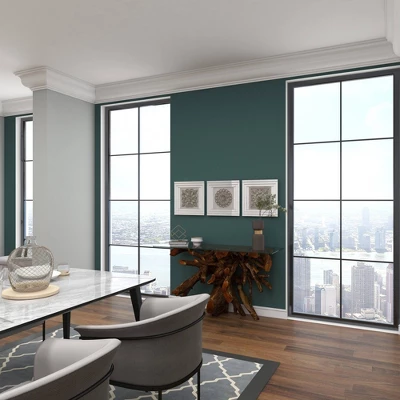 Glass Floral Wall Decor With Embossed Details Set Of 3 White - Olivia & May 6 Glass Floral Wall Decor With Embossed Details Set Of 3 White - Olivia & May - Image 6