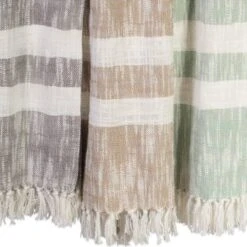 50"x60" Slub Striped Faux Shearling Throw Blanket - Design Imports -Decora Shop GUEST 0c240102 d001 4304 83c1 8692b6146a40