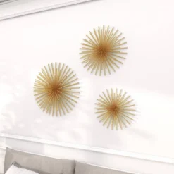 Set Of 3 Metal Starburst 3D Wall Decors - Olivia & May -Decora Shop GUEST 1013d8b8 0183 4c1d 9790 dccbbfa2337d