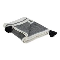 2-Tone Chevron Striped Throw Blanket - Design Imports -Decora Shop GUEST 1019f3a1 44f6 4112 8326 de44f9ef0961