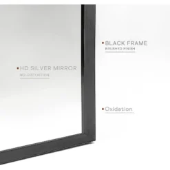 Serio 30"x 20" Arch Top Aluminum Alloy Framed Rectangular Bathroom Mirrors - The Pop Home -Decora Shop GUEST 143bf4a2 759b 48cc a9aa 937b9c296f5a