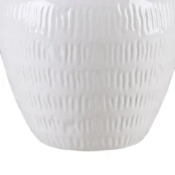 Celine Textured Ceramic Table Lamp (Includes LED Light Bulb) White - Hampton Hill -Decora Shop GUEST 172f2702 3496 49a9 8227 edd7c79a3ec9