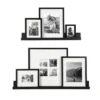 8pc Gallery Frame Box Set Black - Kate & Laurel All Things Decor