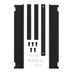 29" X 16" 2 Tier Ledge Wall Shelf Organizer With Five Hanging Hooks Black - Danya B. -Decora Shop GUEST 1d99bf54 5d95 49d9 a8d5 91a8b1a78497