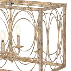 Vintage Metal Chandelier Gold - Olivia & May -Decora Shop GUEST 1f5a3be1 fdf3 4e99 92d3 650e033fbd71