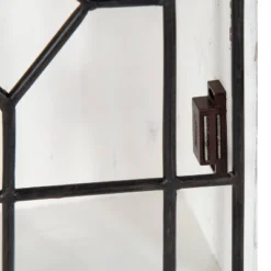 Megara Decorative Wooden Wall Hanging Curio Cabinet Whitewash Finish - Kate & Laurel All Things Decor -Decora Shop GUEST 1f6fd8d2 7f25 4ccc b47e c200793108f6