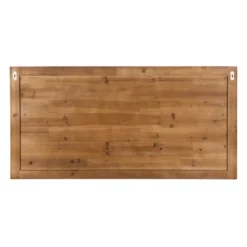 46.1" X 26" Wall Shelf With 5 Hooks White/Brown - Uniek -Decora Shop GUEST 1f76ca82 1c01 488d 87ca cb9d1dfd8229