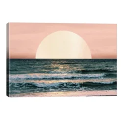 Ocean Beach Sunset By Nature Magick Unframed Wall Canvas - ICanvas -Decora Shop GUEST 22979c52 6451 4561 9cec 7095db37b212