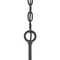 Possini Euro Design Bronze Wood Finish Pendant Chandelier 22" Wide Rustic Farmhouse Tan Fabric Drum 4-Light Fixture For Dining Room House -Decora Shop GUEST 26975ac0 471e 4050 bf69 88db1d13a5c3