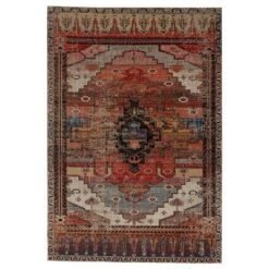 Cicero Indoor/Outdoor Medallion Area Rug Orange - Jaipur Living -Decora Shop GUEST 26f3378b 1bc3 43b1 8ba9 bd6a74b5b840