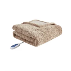 50"x70" Marselle Oversized Faux Fur Electric Throw Blanket - Beautyrest -Decora Shop GUEST 2897e9d9 ed74 43a6 80f1 aaf243fff538
