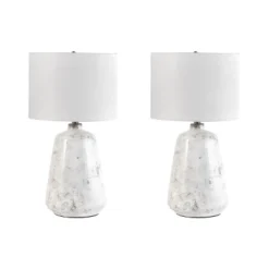 NuLOOM Pamona Ceramic 27" Table Lamp Lighting - Off White 27" H X 15" W X 15" D -Decora Shop GUEST 2980922f bd35 43d8 9374 e7726bf0149d