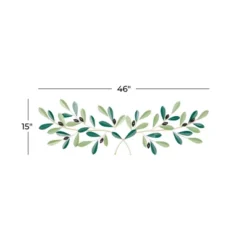 Farmhouse Metal Leaf Wall Decor Green - Olivia & May -Decora Shop GUEST 2a251515 0dec 4b09 81ed 584936effe7d