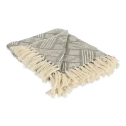 50"x60" Basketweave Throw Blanket - Design Imports -Decora Shop GUEST 2a7d5027 5ce3 4f61 981b ef9157e09df2