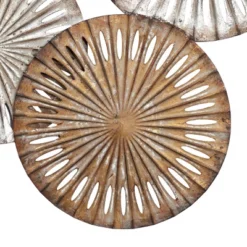 Rustic Metal Abstract Wall Decor Beige - Olivia & May -Decora Shop GUEST 2b1acc31 4c24 4fb5 9fff 8a99378b0238