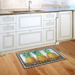Checkered Pineapple Everyday Doormat Indoor Outdoor 30" X 18" Briarwood Lane -Decora Shop GUEST 2b5c4560 84cf 4f45 9327 f35c2bd1fa9c