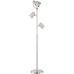 Possini Euro Design Nuovo Modern Tree Floor Lamp 70" Tall Brushed Nickel 3 Light Adjustable Heads For Living Room Reading Bedroom Office House Home -Decora Shop GUEST 2c1dd489 98dd 418f 9ce9 e11b513d4705