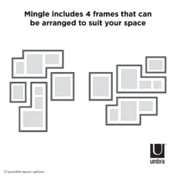 Mingle Gallery Picture Frames Set Black - Umbra -Decora Shop GUEST 2c2a0217 24f2 43e5 b10d c8c84f6c85b0