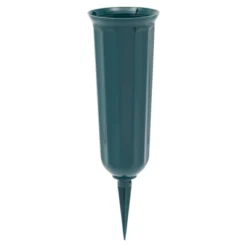 Bright Creations 6 Bundles White Artificial Flowers With 2 Cone Vases, Faux Fake Plant For Cemetery, Outdoor Decor (8.6 X 13 In) -Decora Shop GUEST 2cd9ca2a 5033 4815 9b02 98654c344a02