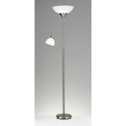 71" Piedmont Combo Floor Lamp Steel - Adesso