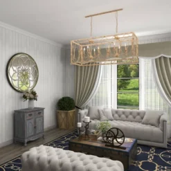 Vintage Metal Chandelier Gold - Olivia & May -Decora Shop GUEST 2efb3ddd 830d 456c a21e 79deab5535a3