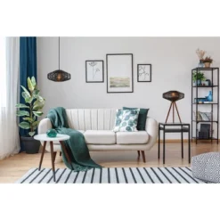 7" Kingston Pendant Ceiling Light Black - Adesso -Decora Shop GUEST 309c981b 69db 4e35 b715 1c260790e871