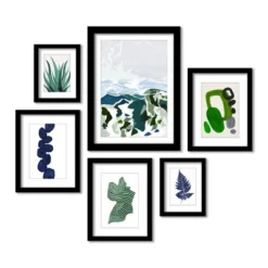 (Set Of 6) Framed Prints Gallery Wall Art Set Green Mountains By Louise Robinson - Americanflat -Decora Shop GUEST 31b71166 e379 470b 8638 d64b6eb40962