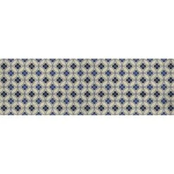 FlorArt Palisades Low Profile Easy Clean Kitchen Mat Blue/Cream - Bungalow Flooring -Decora Shop GUEST 336d5e43 a1a5 4247 91f4 9a8471487de7