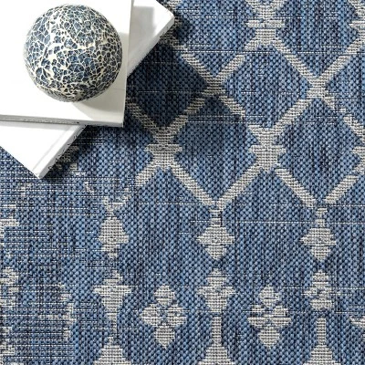 NuLOOM Grayson Moroccan Trellis Indoor And Outdoor Area Rug 5 NuLOOM Grayson Moroccan Trellis Indoor And Outdoor Area Rug - Image 5