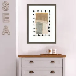 19" X 25" Neutral Collage II By Laura Horn Wood Framed Wall Art Print - Amanti Art -Decora Shop GUEST 398840e8 32fe 486f 8d64 4c40bf53119a