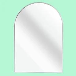 Serio 30"x 20" Arch Top Aluminum Alloy Framed Rectangular Bathroom Mirrors - The Pop Home -Decora Shop GUEST 4137f08e 91dd 439e 84f2 ca08f4eada58