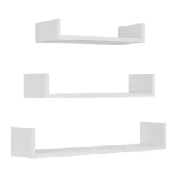3pc Aalto U-Shaped Floating Wall Shelf Set - Danya B. -Decora Shop GUEST 419e3747 6932 402b 8e75 a18d9a803e38