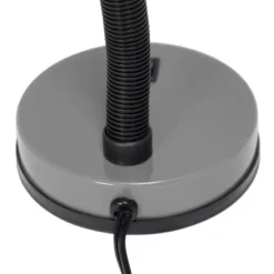 14.25" Traditional Fundamental Metal Desk Task Lamp And Bowl Shaped Shade With Flexi Gooseneck Gray - Creekwood Home -Decora Shop GUEST 4253e476 61b5 4b14 b556 1df37a1f8270