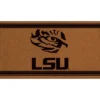 Evergreen Louisiana State University Logo Turf Mat, Brown- 28 X 16 Inches Indoor Outdoor Doormat