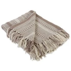 50"x60" Braided Striped Throw Blanket - Design Imports -Decora Shop GUEST 4329472a 3bc7 447d a9c1 f0392da98de4