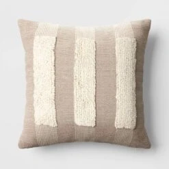Textural Woven Striped Square Throw Pillow - Threshold™ -Decora Shop GUEST 44bd2b64 da9a 4165 b973 54c82c1e2530