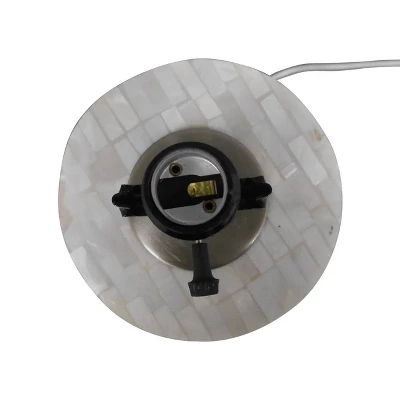 Capiz Subway Tile Large Lamp Base Shell - Threshold 5 Capiz Subway Tile Large Lamp Base Shell - Threshold - Image 5