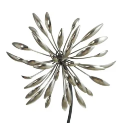 Alloy In Bloom Hanging Metal Wall Sculpture Silver - StyleCraft -Decora Shop GUEST 476bb3fa 6abb 46a3 af84 1d2273d42e91