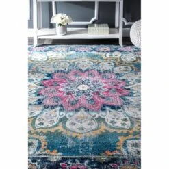 NuLOOM Kiyoko Vintage Floral Area Rug -Decora Shop GUEST 4819292e ac2f 41cf a908 d292dbefacae