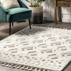 NuLOOM Akia Lattice High/Low Tassel Aea Rug -Decora Shop GUEST 49156720 ec7f 43c5 a55d 585e0ad0a375