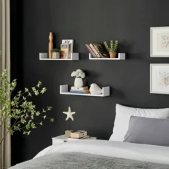 3pc Aalto U-Shaped Floating Wall Shelf Set - Danya B. -Decora Shop GUEST 4917093f 5452 4004 9be0 8a37b9d2d7b6